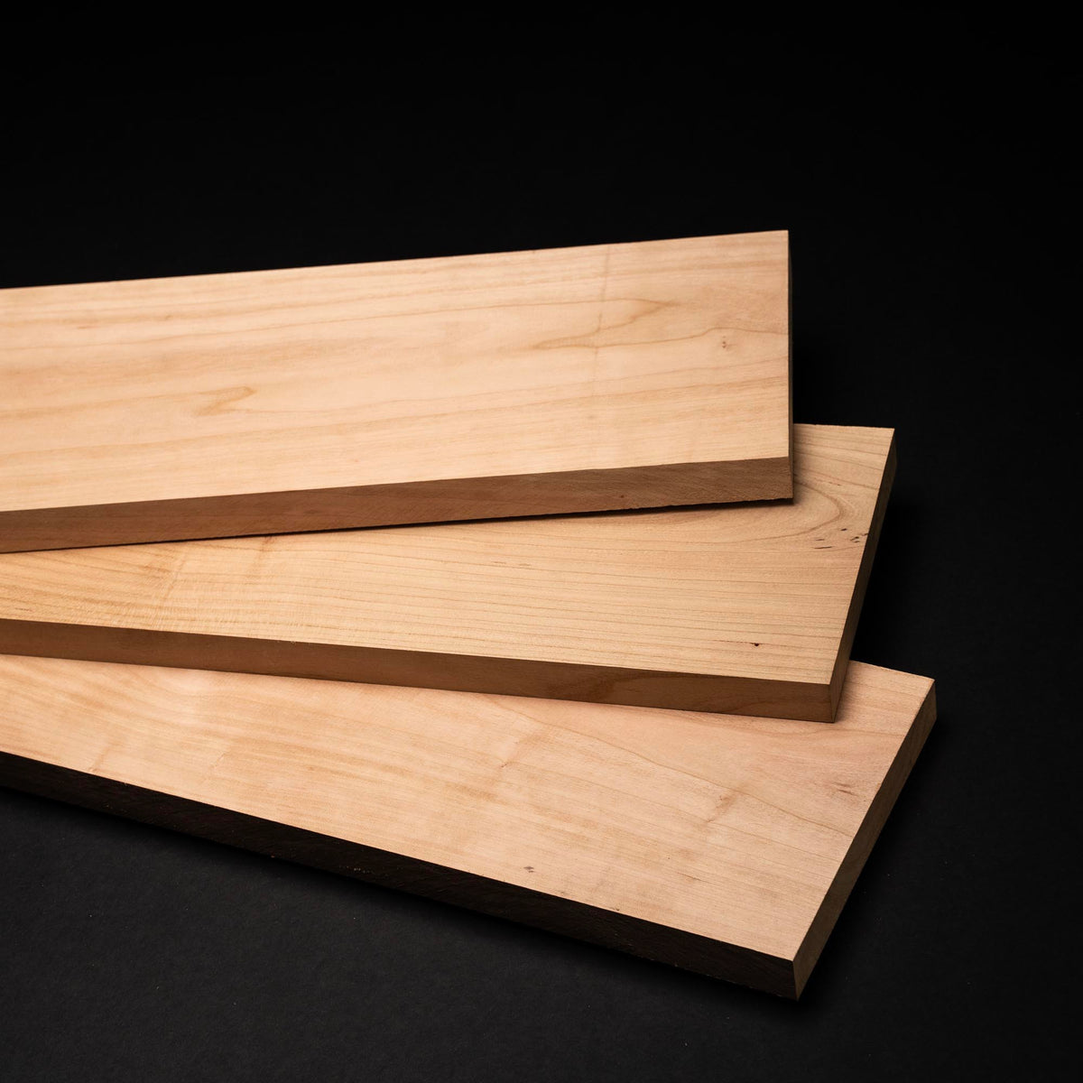 4/4 1&quot; Cherry Lumber Pack, S3S Clear/Select Boards - Kiln Dried - Packs of 10, 50, 100 Board Feet