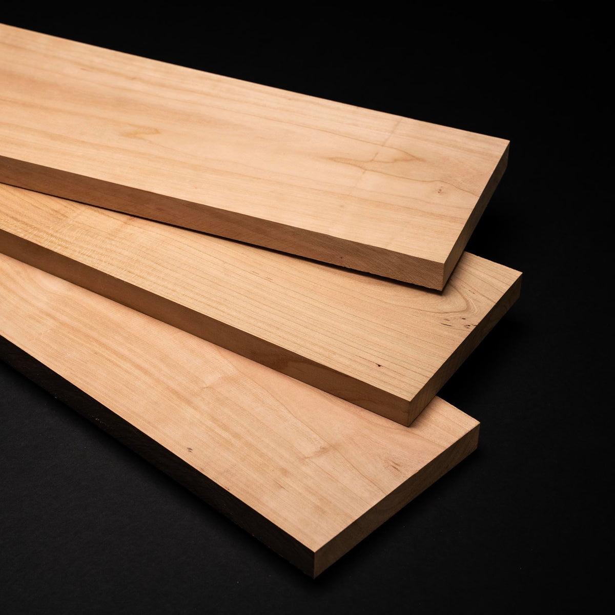 4/4 1&quot; Cherry Lumber Pack, S3S Clear/Select Boards - Kiln Dried - Packs of 10, 50, 100 Board Feet
