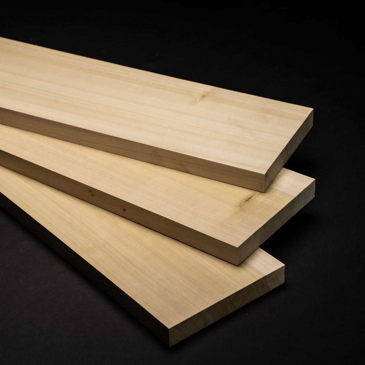 4/4 1” Poplar Boards - Kiln Dried Dimensional Lumber - Cut to Size Poplar Board