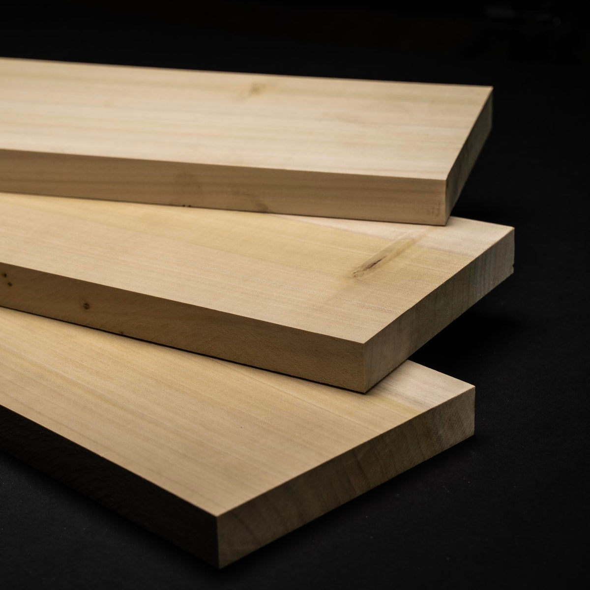 4/4 1&quot; POPLAR Lumber Pack, S3S Clear/Select Boards - Kiln Dried - Packs of 10, 50, 100 Board Feet