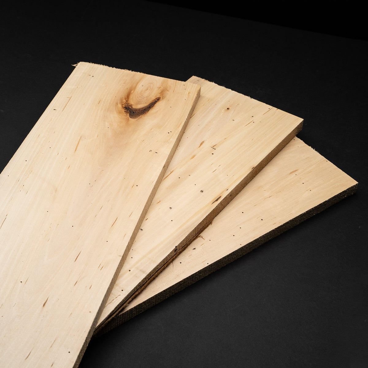 4/4 1” Basswood Boards - Kiln Dried Dimensional Lumber - Cut to Size Basswood Board