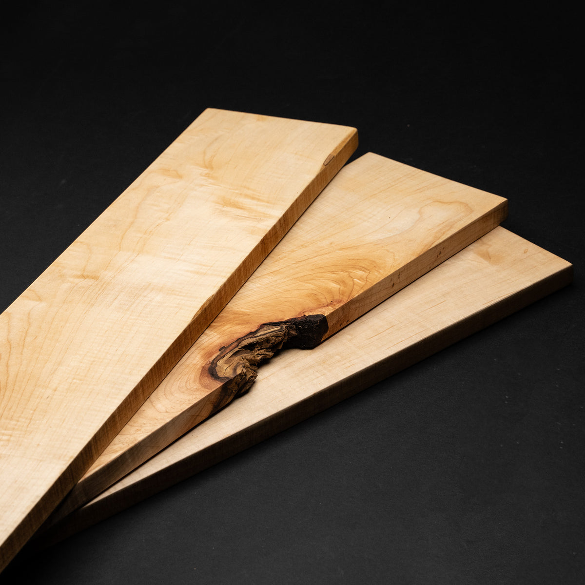 4/4 1” Hard Maple Boards - Kiln Dried Dimensional Lumber - Cut to Size Hard Maple Board