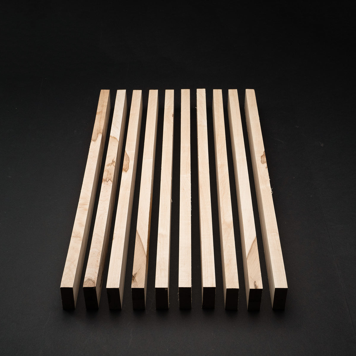 3/4&quot; x 2&quot; x 24&quot; Hard Maple Boards - Pack of 5, 10, 15 or 20 - DIY Cutting Charcuterie Cheese Boards Tray - Kiln Dried