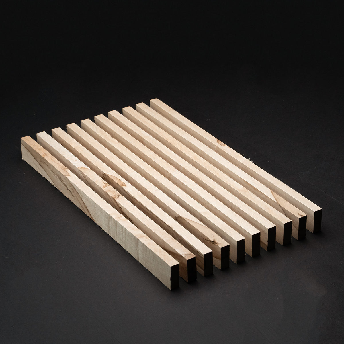 3/4&quot; x 2&quot; x 24&quot; Hard Maple Boards - Pack of 5, 10, 15 or 20 - DIY Cutting Charcuterie Cheese Boards Tray - Kiln Dried