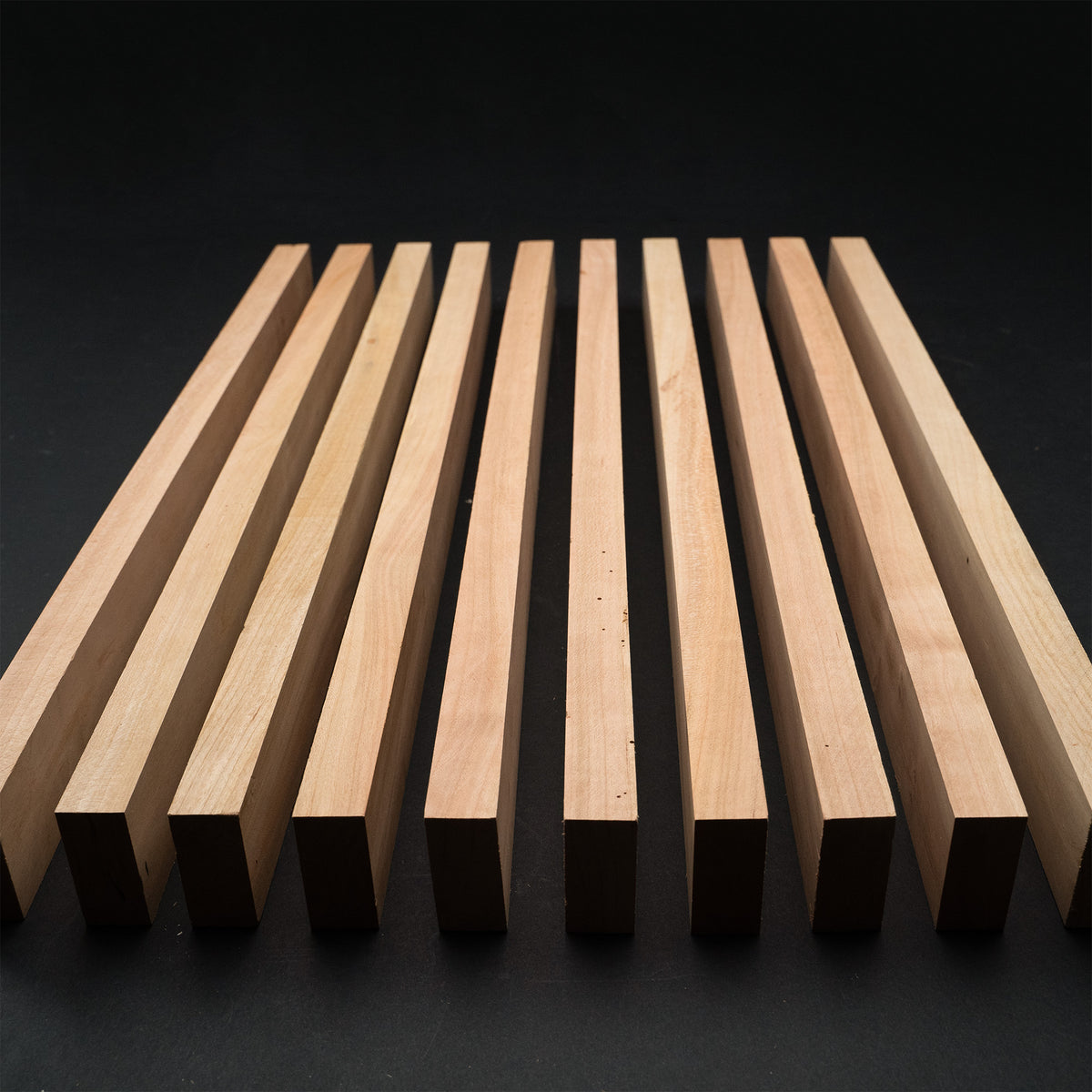 3/4&quot; x 2&quot; x 24&quot; Cherry Boards - Pack of 5, 10, 15 or 20 - DIY Cutting Charcuterie Cheese Boards Tray - Kiln Dried