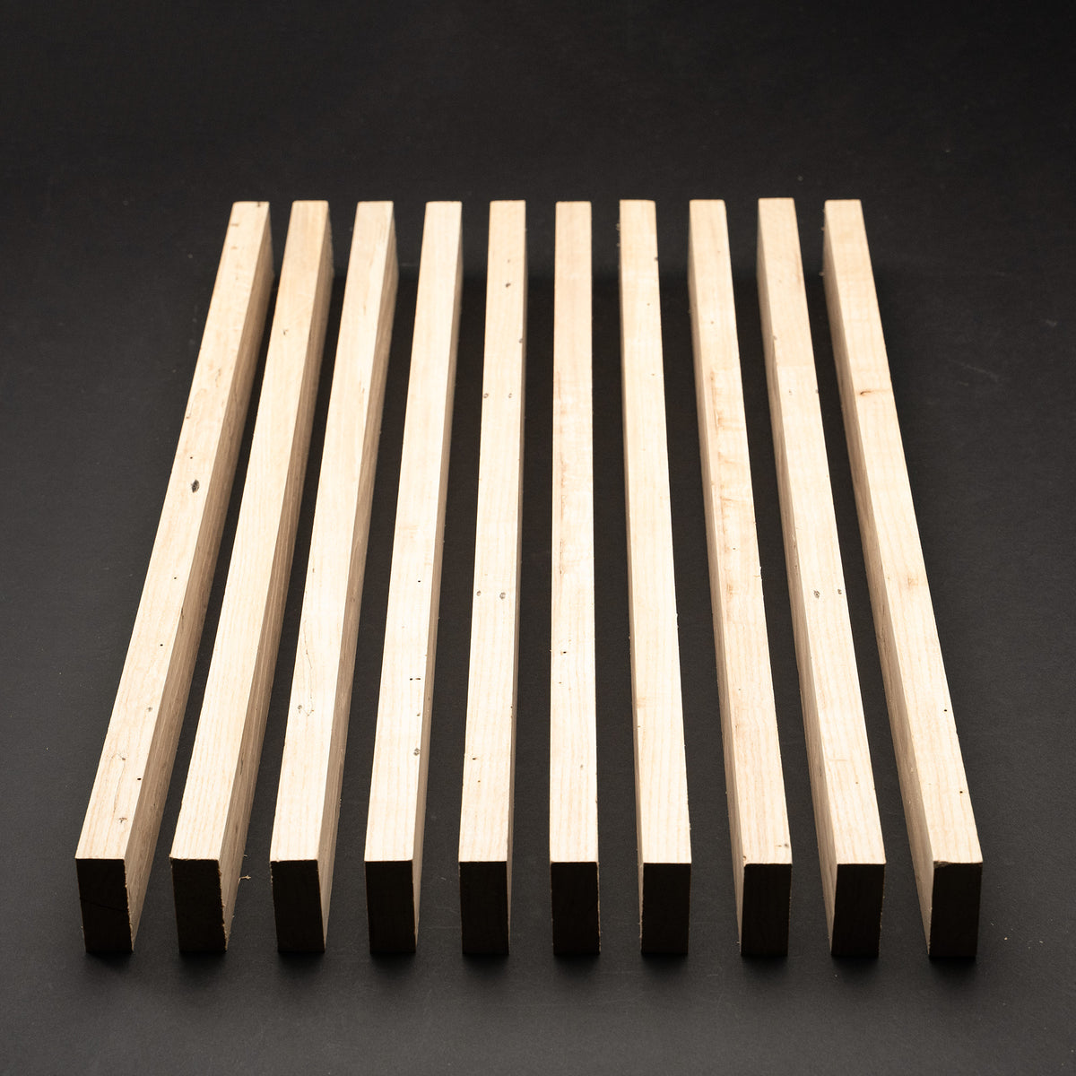 3/4&quot; x 2&quot; x 24&quot; White Ash Boards - Pack of 5, 10, 15 or 20 - DIY Cutting Charcuterie Cheese Boards Tray - Kiln Dried
