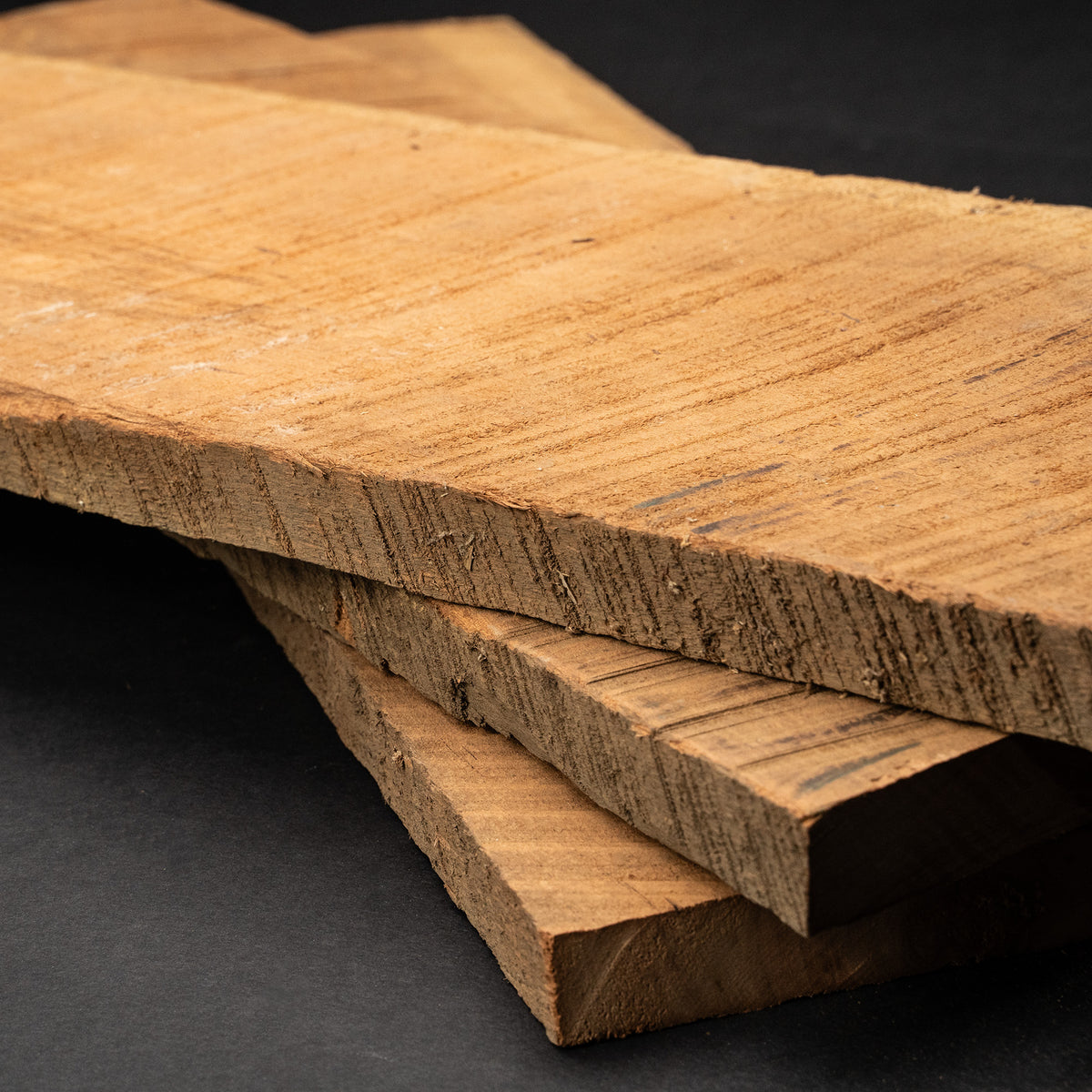 4/4 Rough Cut 1&quot; Cherry Circular Sawn Boards - Kiln Dried - Lumber Wood - Cut to Size - Any Width &amp; Length