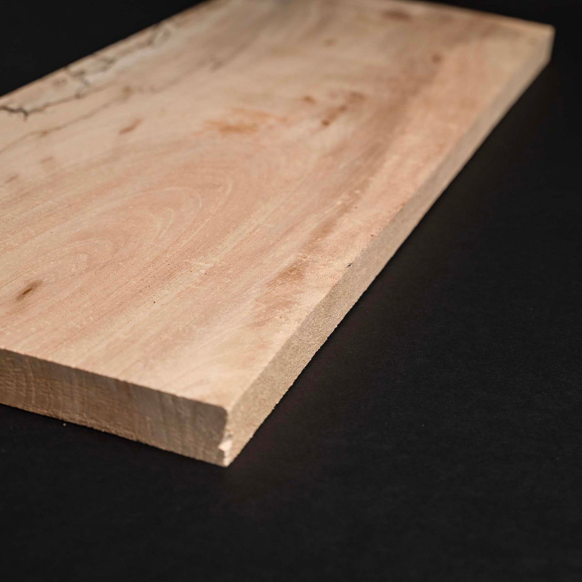 4/4 1” Spalted Wide Hard Maple Wood Boards - Kiln Dried - Dimensional Lumber - Cut To Size Boards - Perfect for Floating shelf shelves