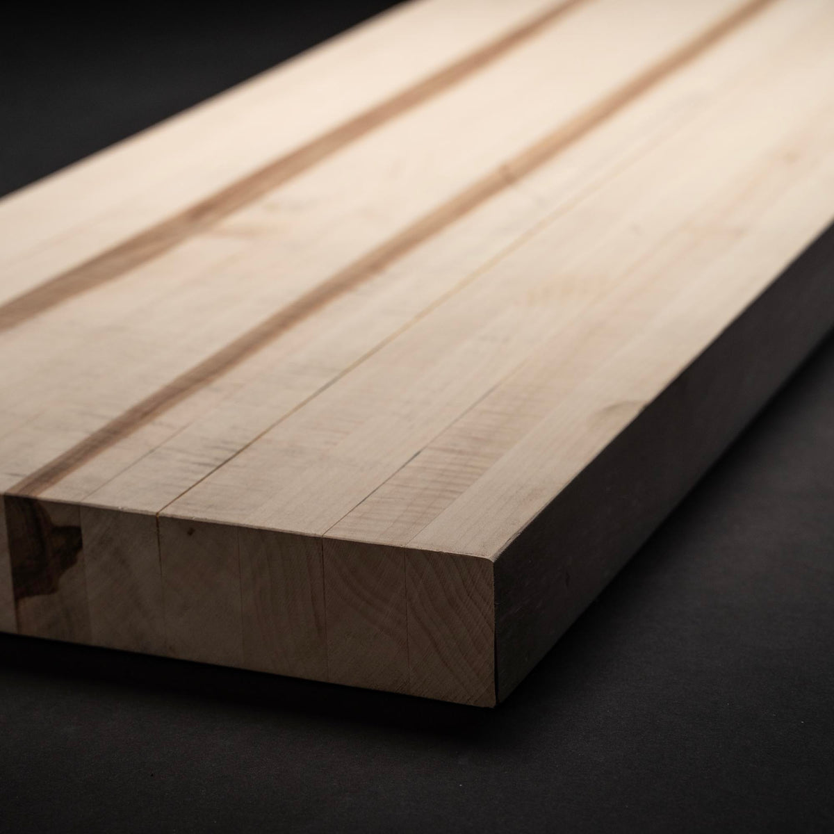 Hard Maple Wood 1.5&quot; Edge Grain Butcher Block Shelf, Bar Top, Countertop, Floating Shelf shelves wide plank board up to material
